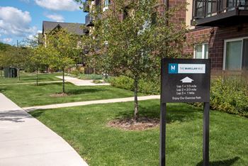 Decorated Property Signage at The McMillan, Shoreview, MN